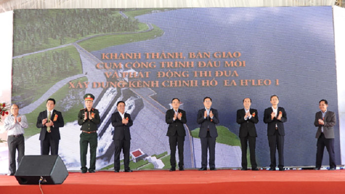 Phó thủ tướng Chính phủ - Trần Lưu Quang tham dự Lễ khánh thành công trình Hồ chứa nước Ea H’leo 1
